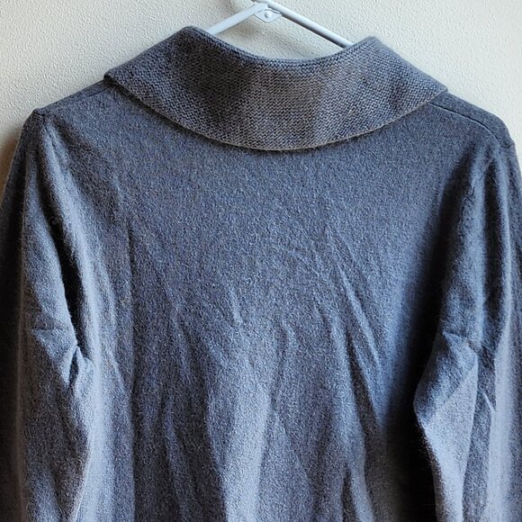 Carole Little Gray Angora Rabbit Hair Sweater Size XL - Picture 13 of 14